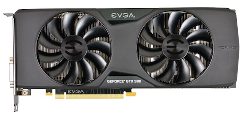 nvidia gtx 980 4 gb for mac pro 4k video editing